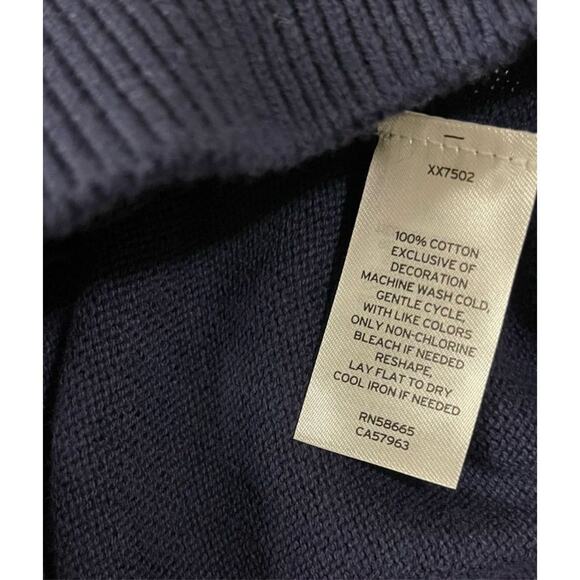 Harper Canyon Girls Navy Peacoat String Lights Sequin Sweater Size X Large 14/16 - Picture 8 of 11